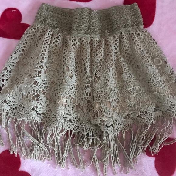 Unbranded Tan Crochet Shorts - Picture 3 of 9